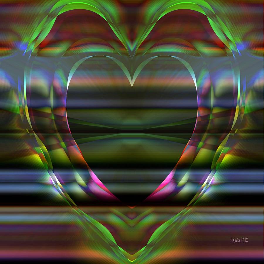 Cut Not The Heart Digital Art by Fania Simon