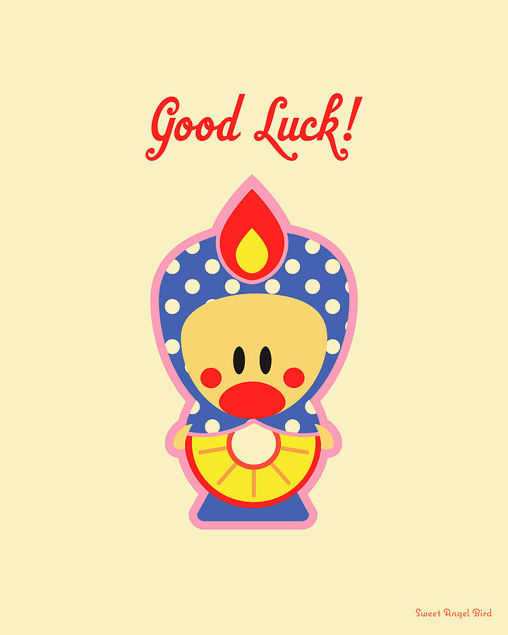 Bird Digital Art - Cute Art - Sweet Angel Bird Fruit Matryoshka Good Luck Wall Art Print by Olga Davydova Bird Digital Art - Cute Art - Sweet Angel Bird Fruit Matryoshka Good Luck Wall Art Print by Olga Davydova
