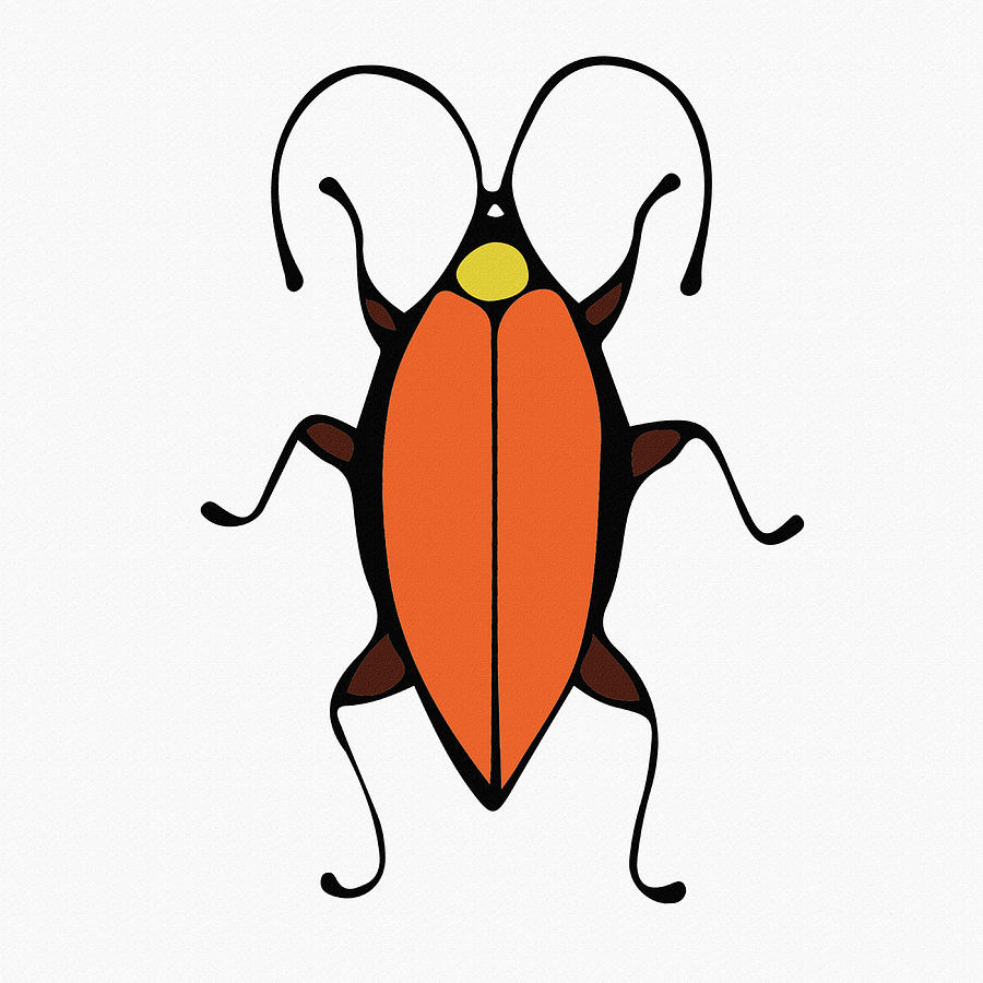 Cute Bug For Kids Digital Art by Irina Sztukowski