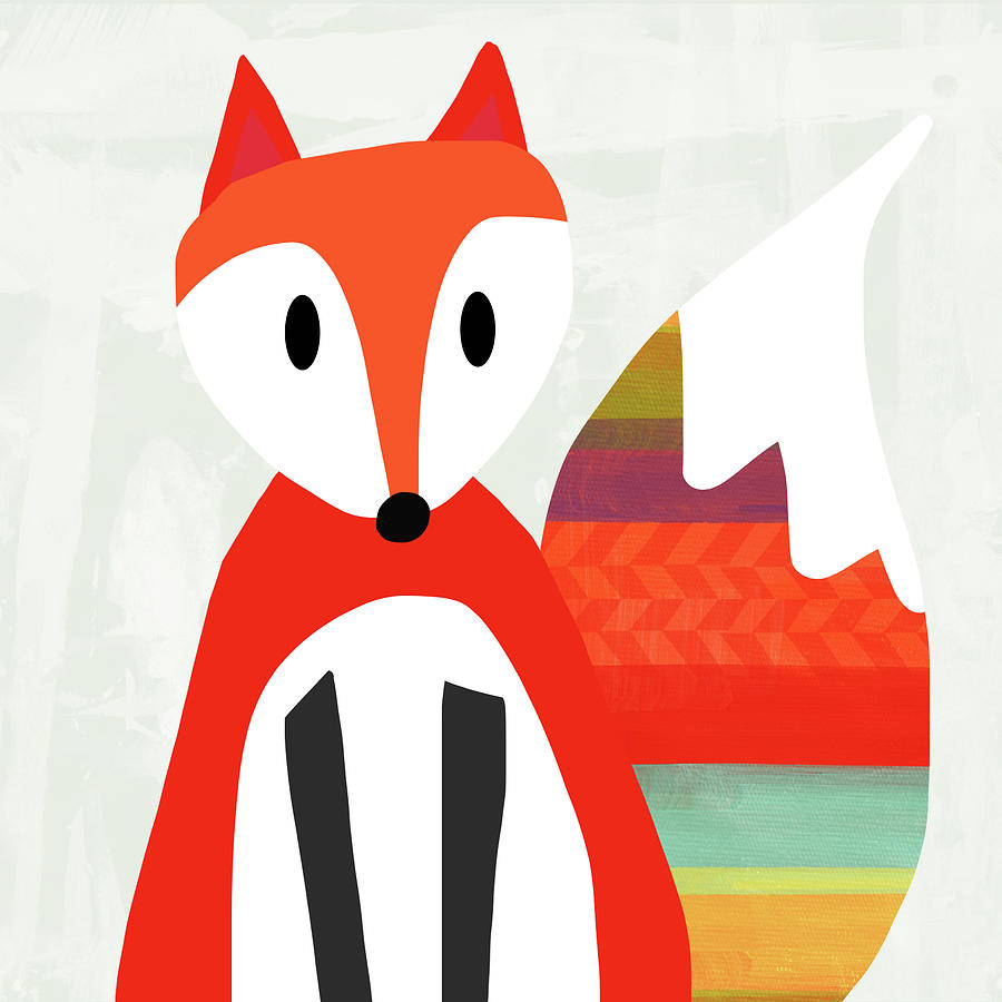 Cute Red Fox 2- Art by Linda Woods Digital Art by Linda Woods