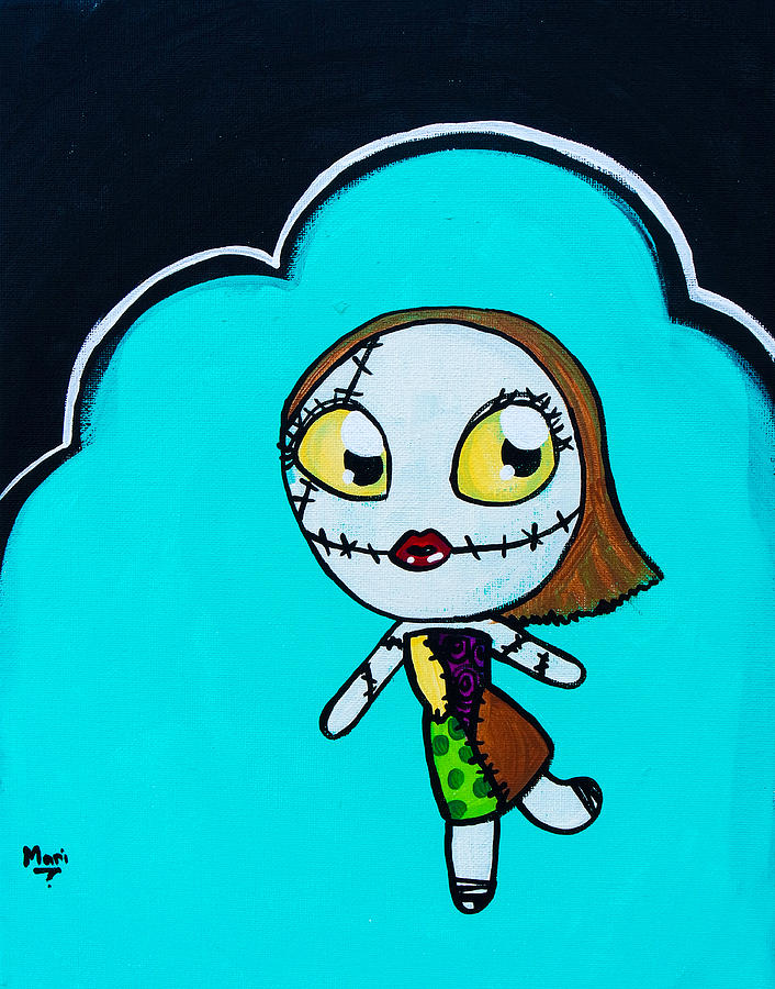 Cute Sally  Painting by Marisela Mungia