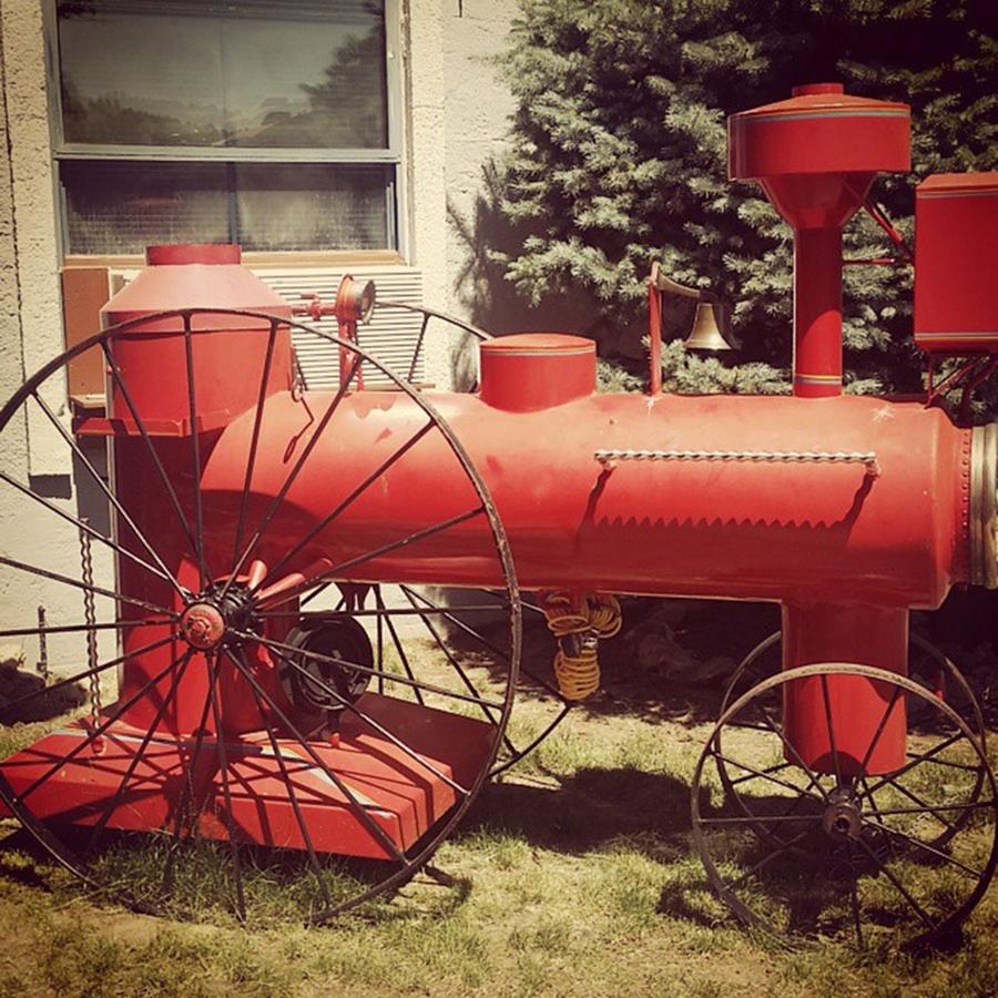 Arizona Photograph - Cutest Little Steam Engine! #traindays by Sarah Marie