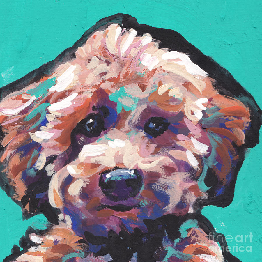 Cutey Poo Painting by Lea S