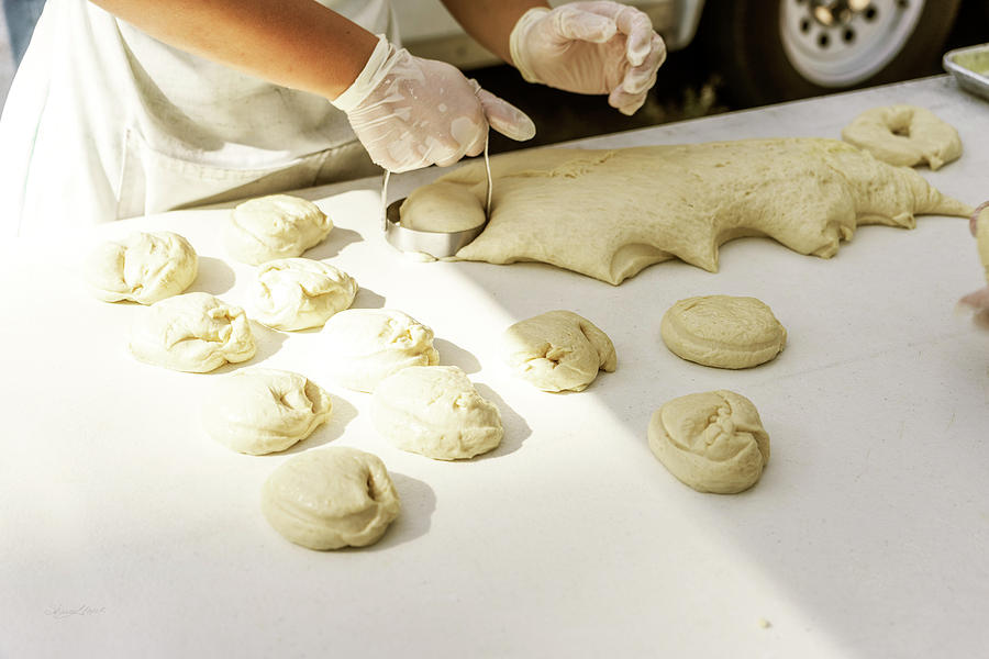 Cutting Dough Photograph by Sharon Popek