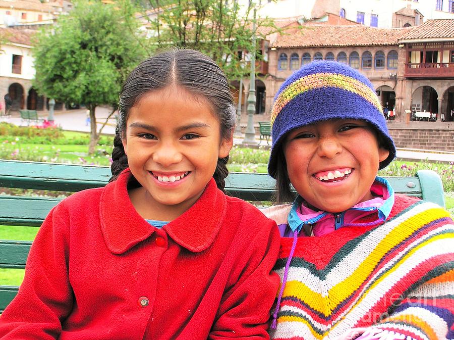 Cuzco Chicas Photograph by Michele Penner