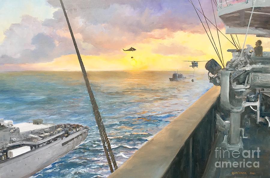 CVN-77 RAS by Keith Wilkie CVN-77 RAS by Keith Wilkie