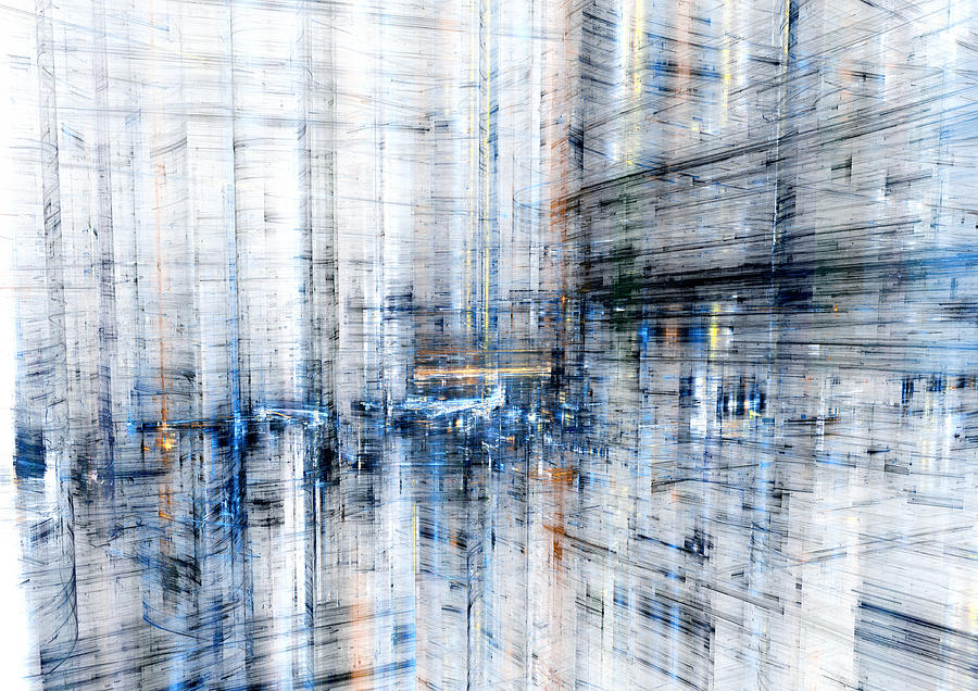 Cyber city Digital Art by Martin Capek