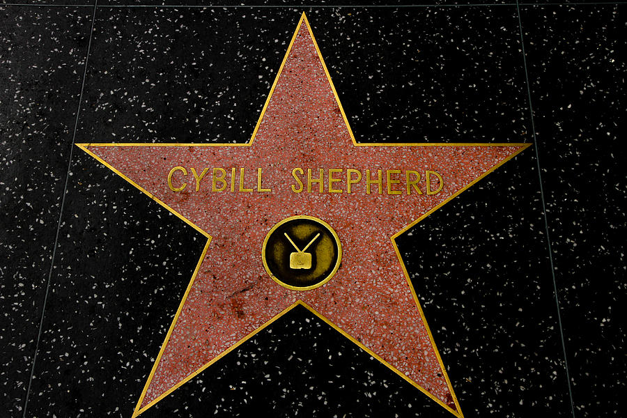 Cybill Sheperds Star Photograph by Robert Hebert