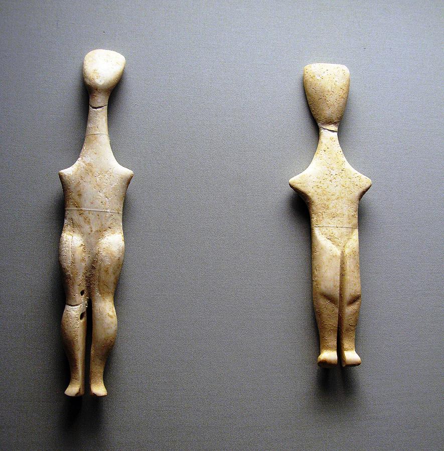 Cycladic Figurines Photograph by Andonis Katanos