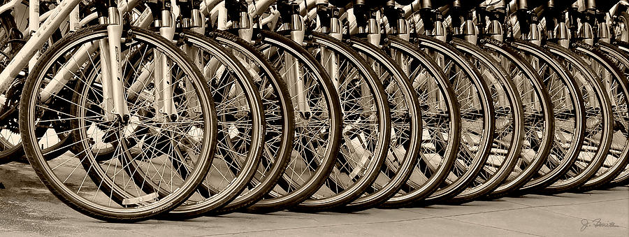 Cycles Photograph by Joe Bonita