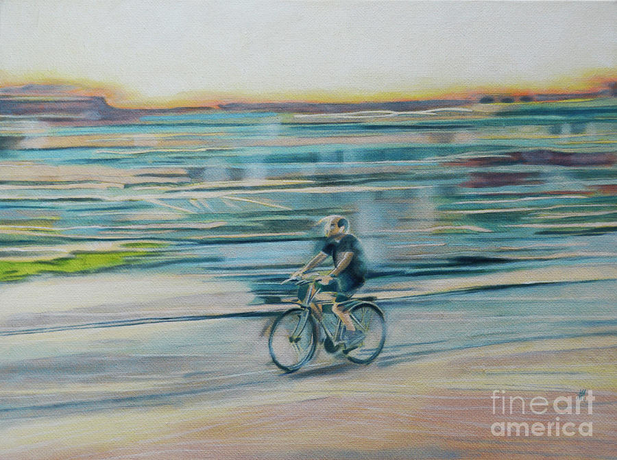Cyclist IIi Painting