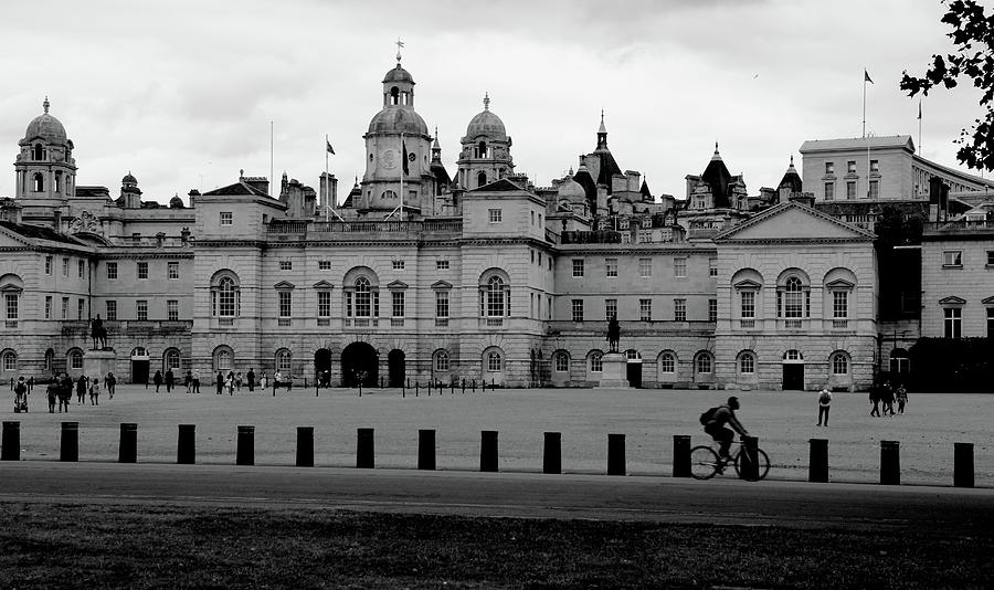 England Photograph - Cyclist In London by Sean Flynn England Photograph - Cyclist In London by Sean Flynn