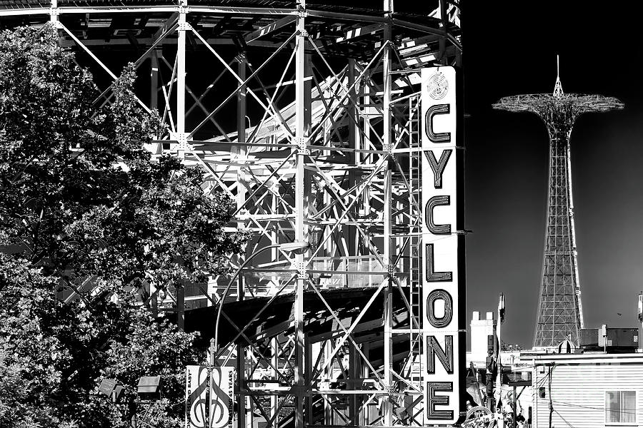 Cyclone at Coney Island Photograph by John Rizzuto