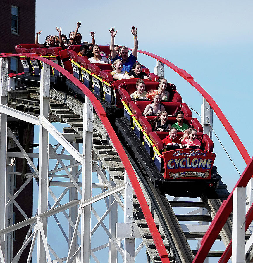 Cyclone Riders Photograph by Allan Einhorn - Fine Art America