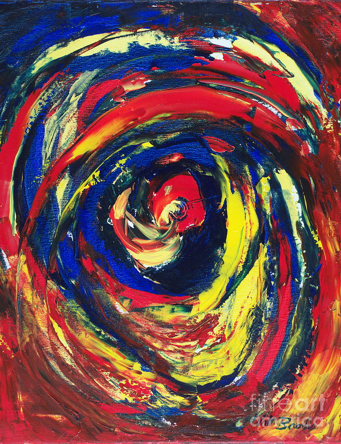 Cyclone Painting by Walt Brodis
