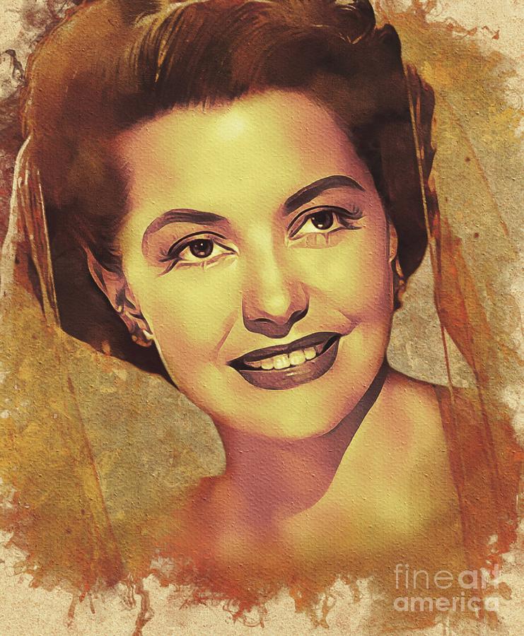Hollywood Painting - Cyd Charisse, hollywood Legend by Esoterica Art Agency