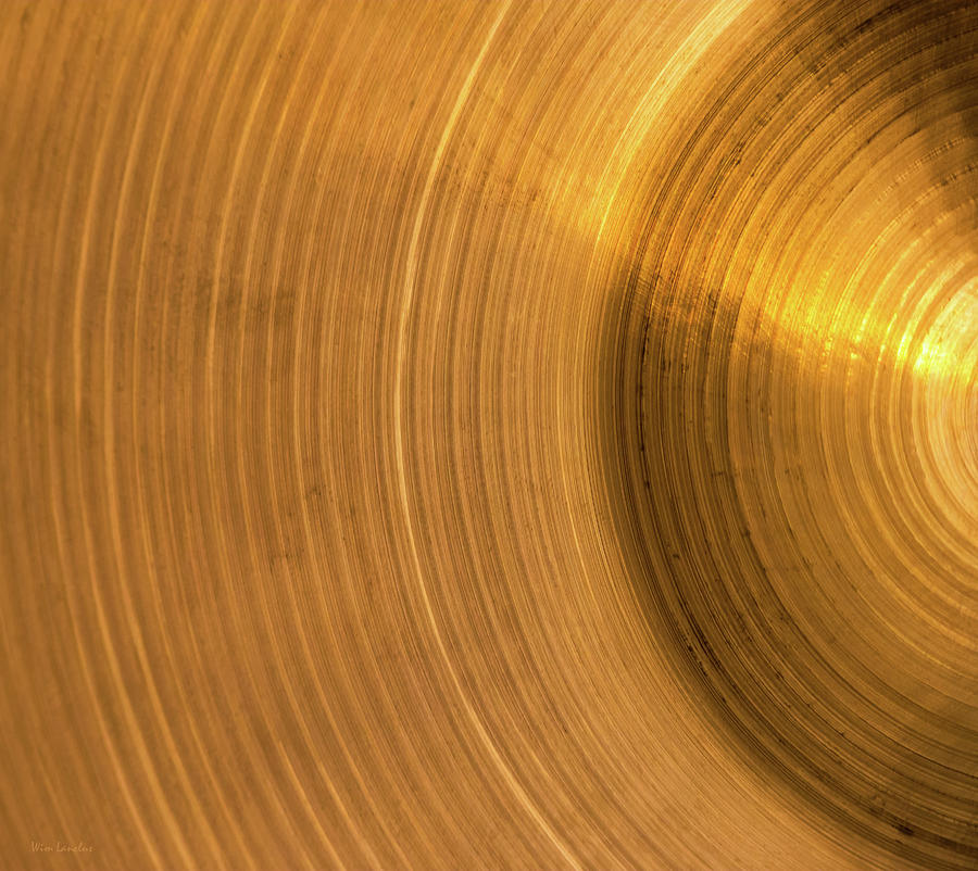 Abstract Photograph - Cymbal Abstract by Wim Lanclus