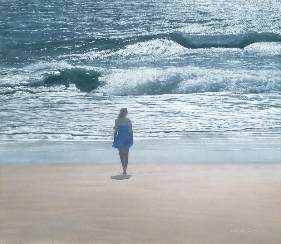 Serenity Painting - Cynthia by Mark Leavitt