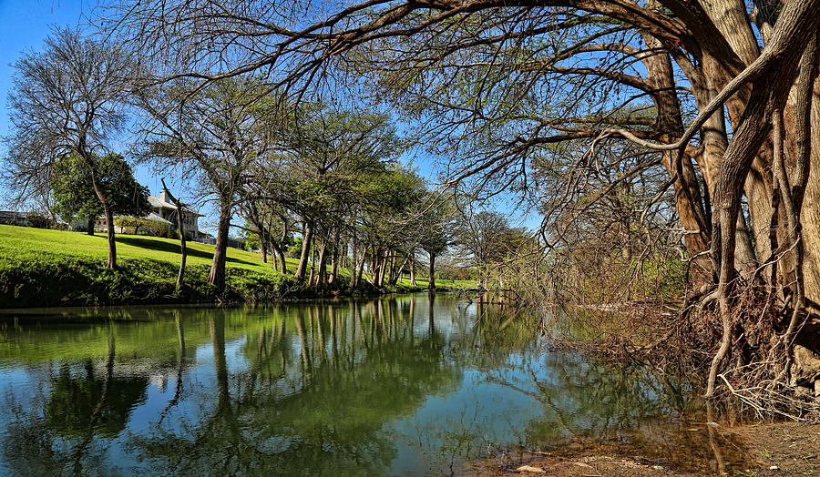 Cypress Bend Park Reflections Photograph by Judy Vincent