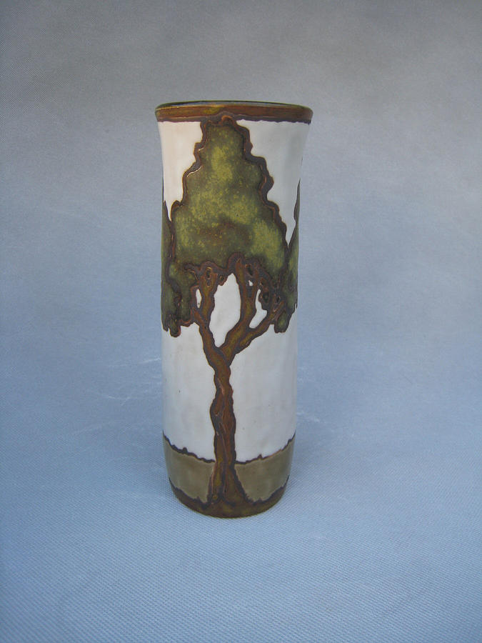 Tree Ceramic Art - Cypress by Sarah Gutierrez