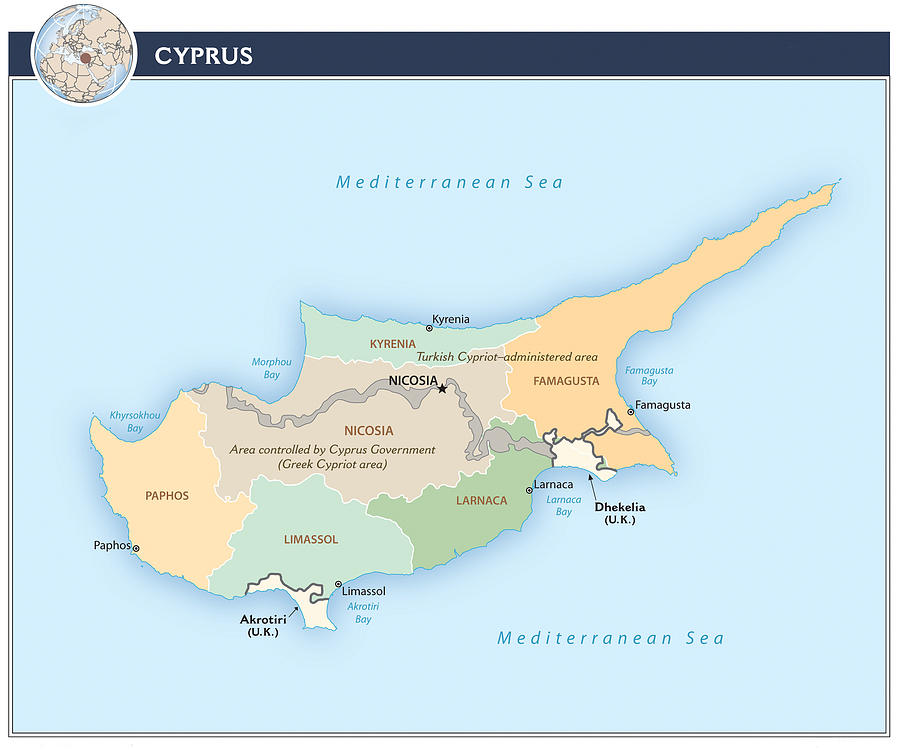 Cyprus Mixed Media by Roy Pedersen
