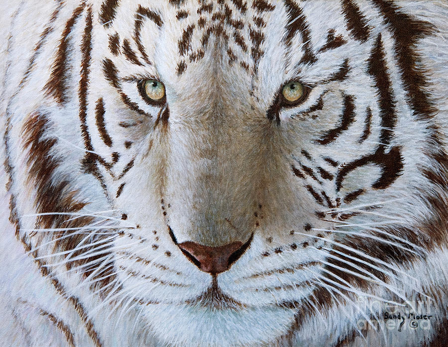 Czar - Up Close Painting by Sandy Moser - Fine Art America