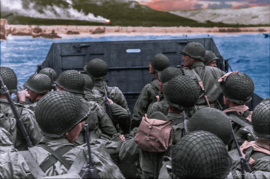 D-Day Landing Photograph by Brent Shavnore