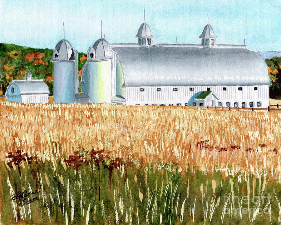 D H Day Farm Painting by LeAnne Sowa