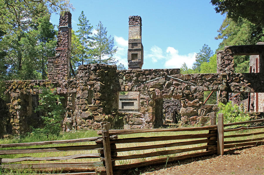 D7B6378 Jack London Wolf House Ruins Photograph by Ed Cooper Photography