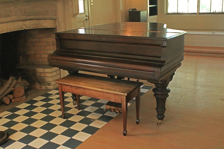 D8B6306 Jack Londons Grand Piano Photograph by Ed Cooper Photography