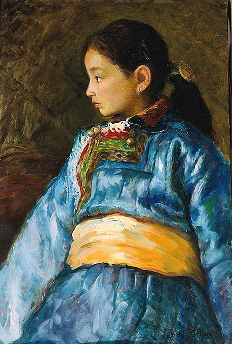 Da Guo La Painting by Ji-qun Chen
