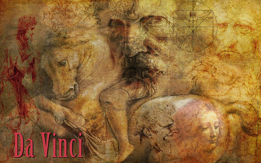 Da Vinci Remastered Digital Art by Greg Sharpe