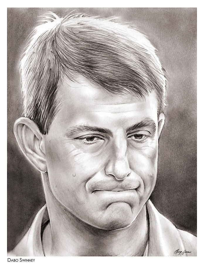 Dabo Swinney Drawing by Greg Joens