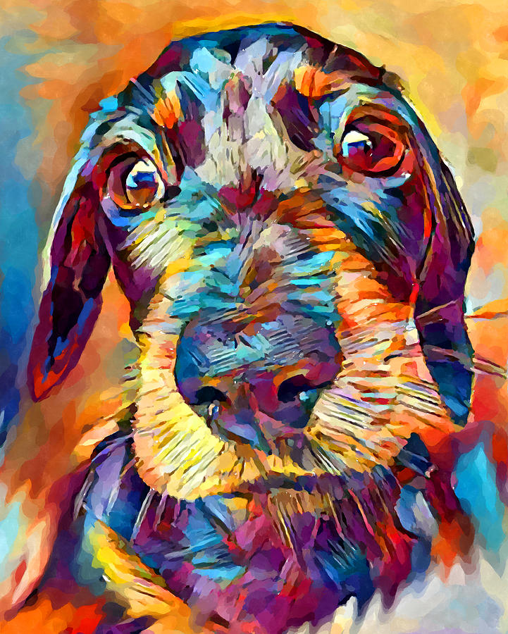 Dachshund 2 Painting by Chris Butler