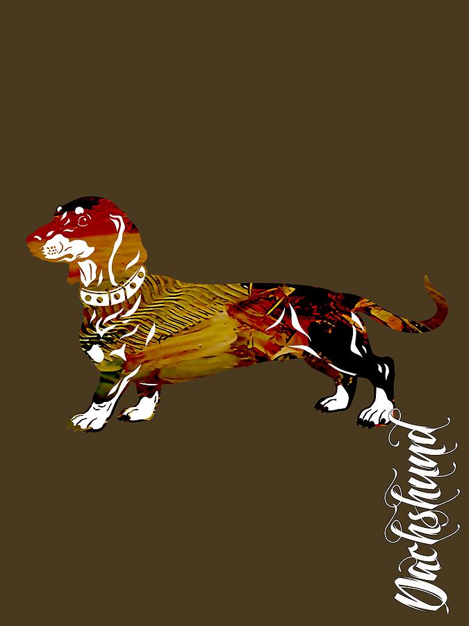 Cool Mixed Media - Dachshund Collection by Marvin Blaine