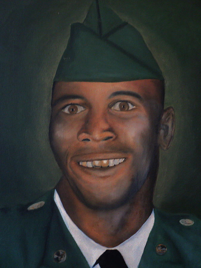 Dad Painting by Angelo Thomas