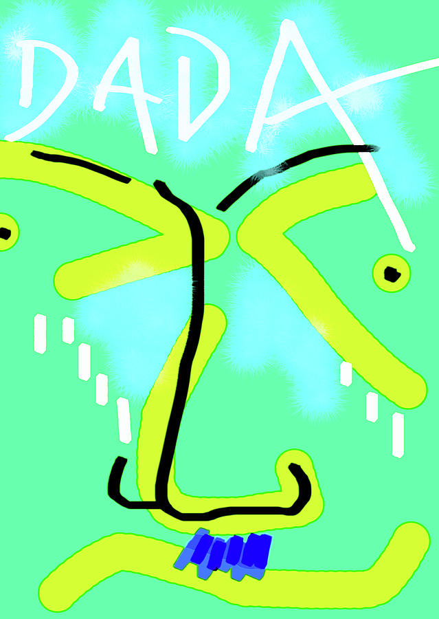 Dada Poster No 4  Drawing by Paul Sutcliffe