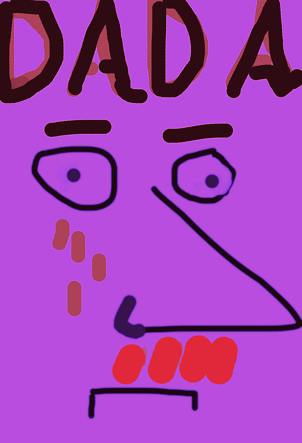 Dada Poster No 5  Drawing by Paul Sutcliffe