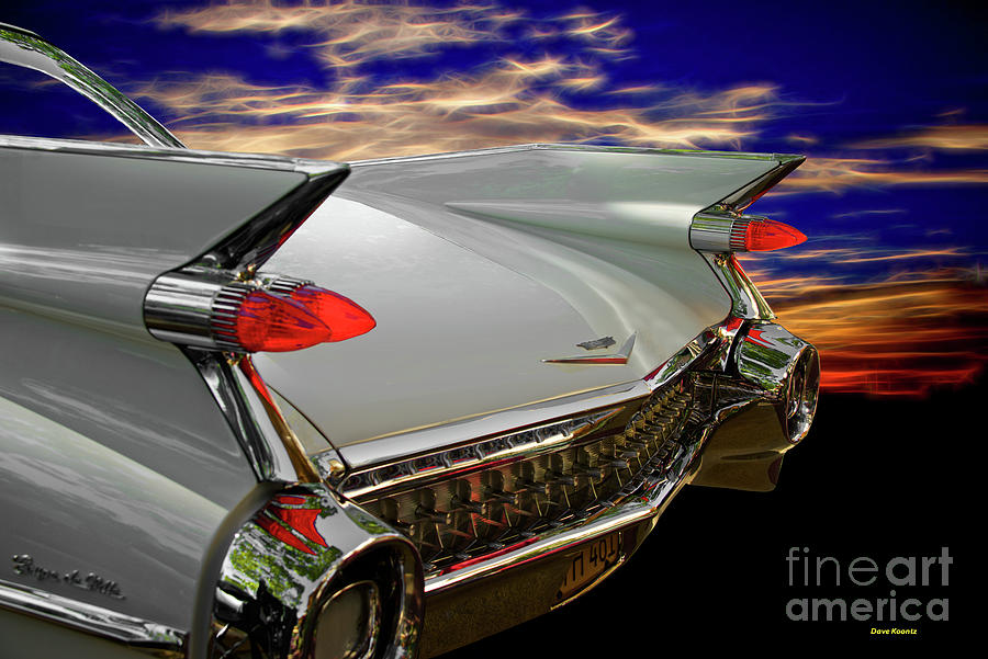 Daddys Caddy II Photograph by Dave Koontz