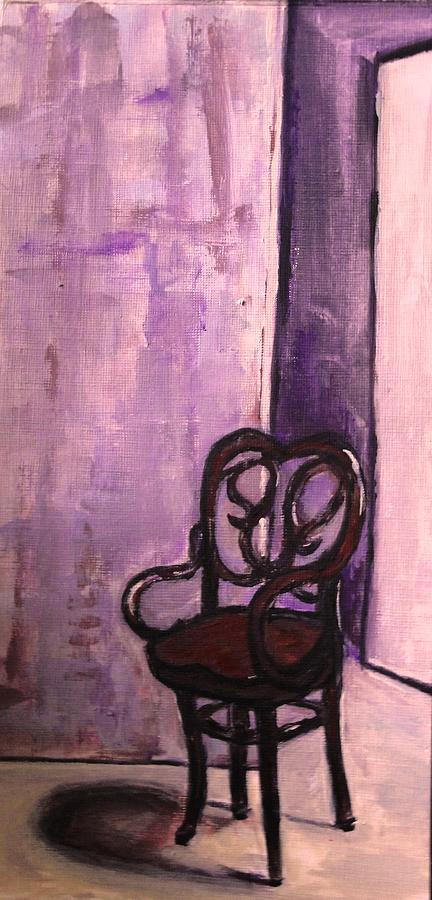 Daddys Empty Chair Painting by Helena Bebirian