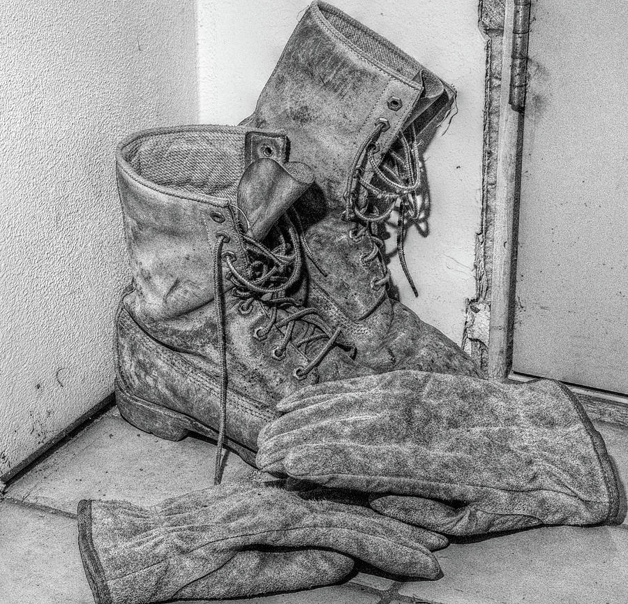 Dads Boots Photograph by Randy Steele - Pixels
