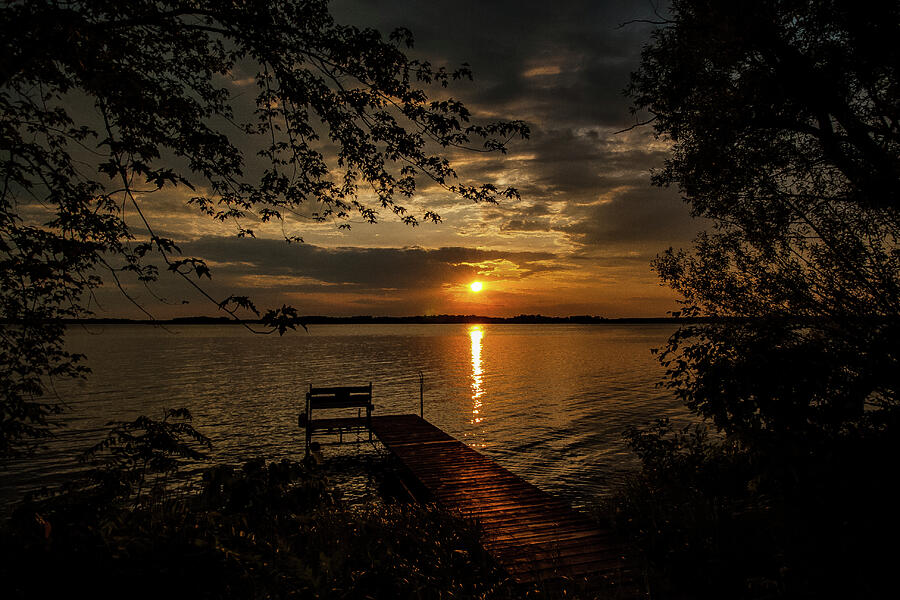 Sunset Photograph - Gone Fishin by Neal Nealis