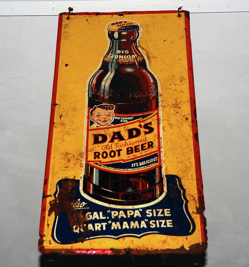 Dads Root Beer sign Photograph by David Lee Thompson