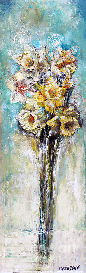 Daffodile Painting by Manami Lingerfelt