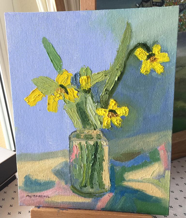 Daffodils  Painting by Marge OFarrell