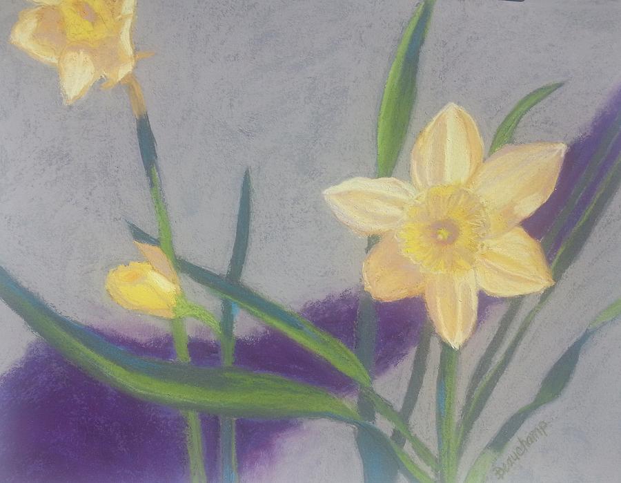 Daffodils Pastel by Nancy Beauchamp