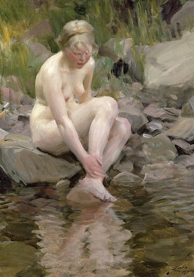 Nude Painting - Dagmar by Anders Leonard Zorn
