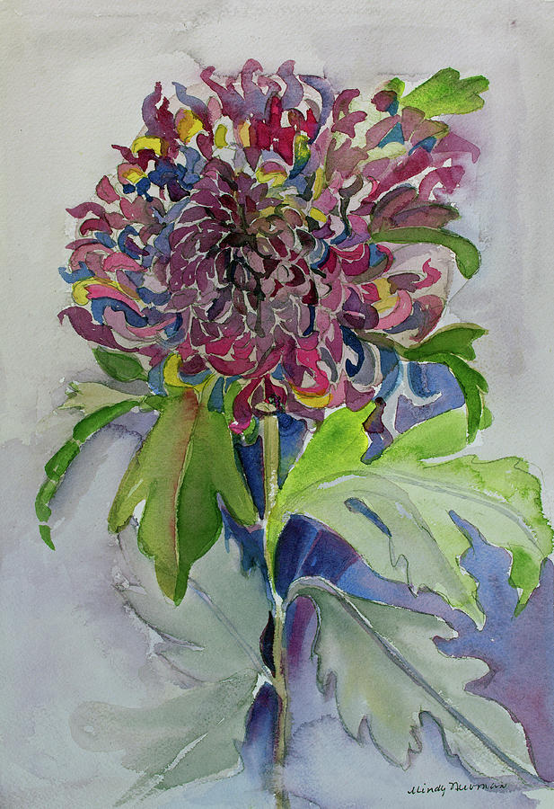 Dahlia Painting by Mindy Newman