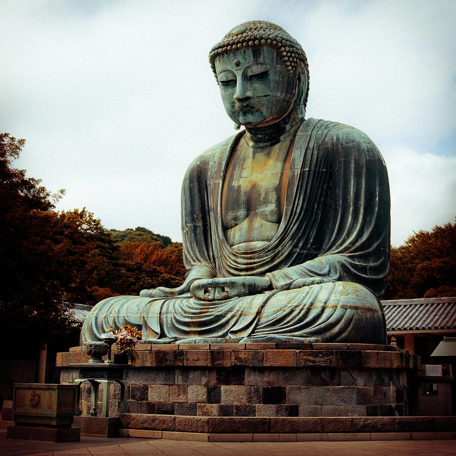 Travel Photograph - Daibutsu by Nathan Spotts Travel Photograph - Daibutsu by Nathan Spotts