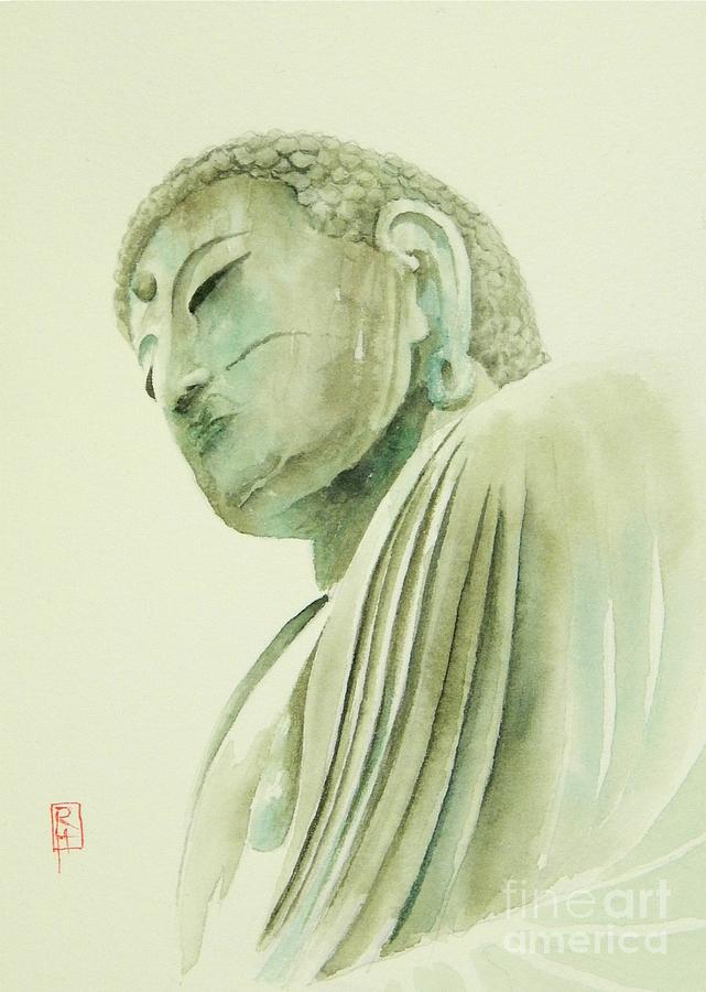Daibutsu Painting by Robert Hooper